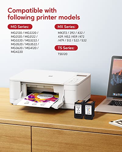 Canon 240 241 Compatible Ink Cartridges for MG3620 Printer - Black & Color (2 Pack)  
Canon 240XL 241XL Compatible Ink C